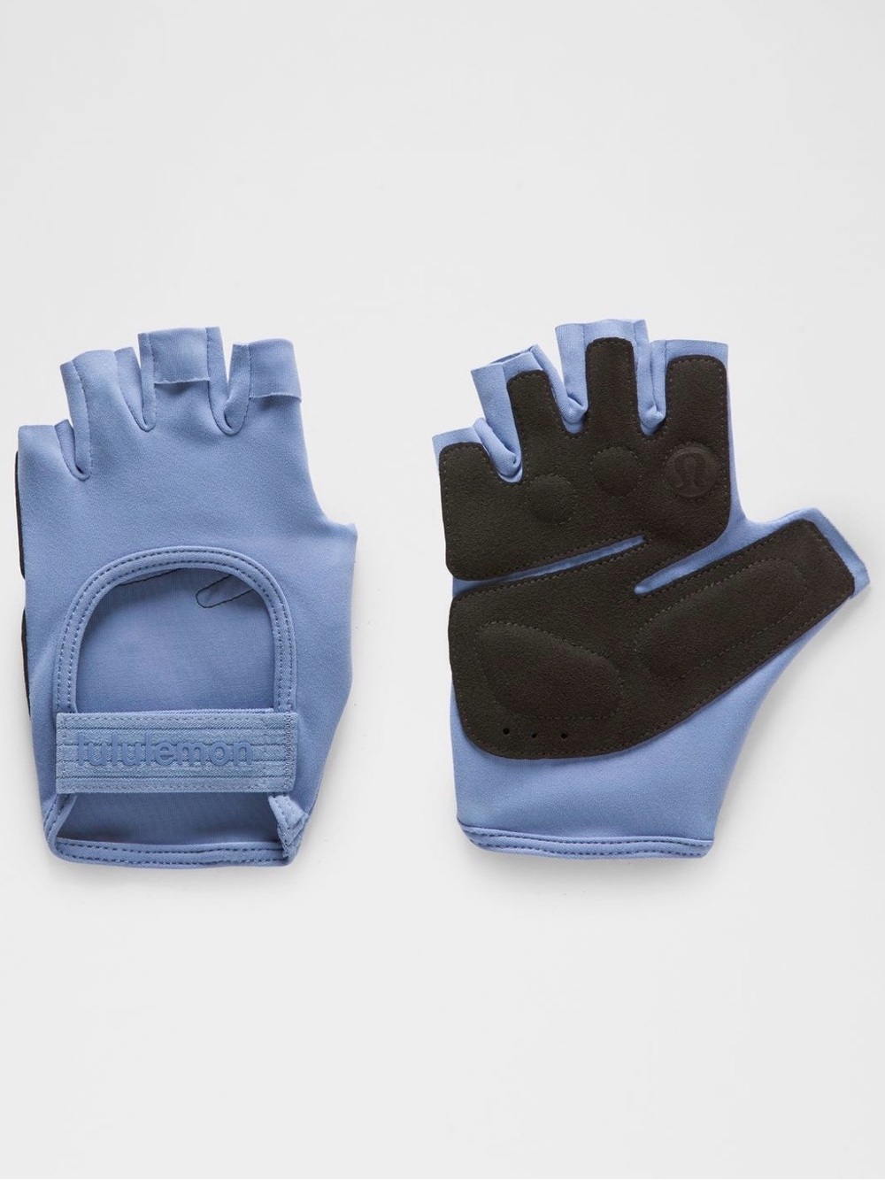 Lululemon Wunder Train Gloves size L Prep Blue/ Black